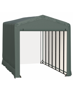 ShelterTube Wind and Snow-Load Rated Garage, 14x32x16 Green