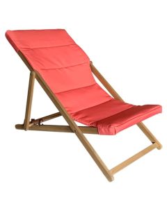 Deck chair-coral