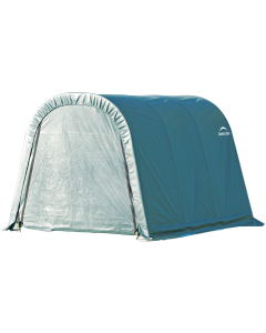 ShelterCoat 8 x 12 ft. Wind and Snow Rated Garage Round Green STD