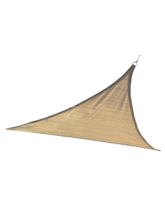 Shade Sail Triangle - Heavyweight (Attachment point/pole not included) 16 x 16 ft. Sand