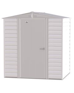 Arrow Select Steel Storage Shed, 6x5, Flute Grey