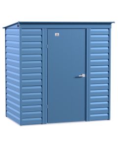 Arrow Select Steel Storage Shed, 6x4, Gris bleu