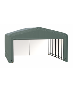 ShelterTube Wind and Snow-Load Rated Garage, 20x23x12 Green