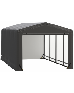 ShelterTube Wind and Snow-Load Rated Garage, 10x18x8 Gray