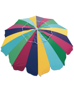 7' 20 Panel Umbrella with Integrated Sand Anchor