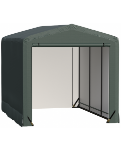 ShelterTube Wind and Snow-Load Rated Garage, 10x14x10 Green