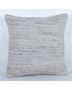 Ocean textured cushion 18" x 18" - Blue natural