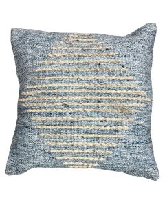 Ocean textured cushion  18" x 18" - Blue design with texture