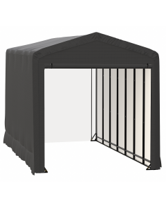 ShelterTube Wind and Snow-Load Rated Garage, 14x32x16 Gray