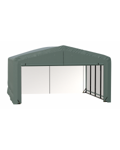 ShelterTube Wind and Snow-Load Rated Garage, 20x18x12 Green