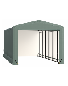 ShelterTube Wind and Snow-Load Rated Garage, 12x27x10 Green