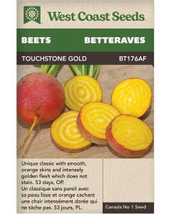 Touchstone Gold Yellow Beets Vegetables Seeds - West Coast Seeds