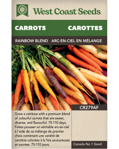 Rainbow Blend Blend Carrots Vegetables Seeds - West Coast Seeds
