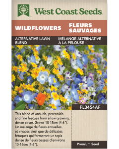 Alternative Lawn Mix Blend Wildflowers Flowers Seeds - West Coast Seeds