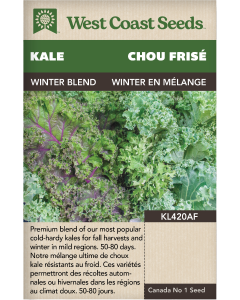Winter Blend Kale Vegetables Seeds - West Coast Seeds