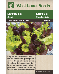 City Garden (Pelleted) Blend Lettuce Vegetables Seeds - West Coast Seeds