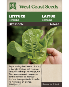 Little Gem Romaine Lettuce Vegetables Seeds - West Coast Seeds