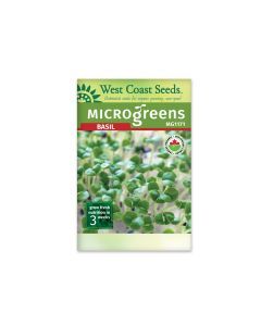 Microgreen Basil Seeds Basil Vegetable Seeds - West Coast Seeds - MG1171A