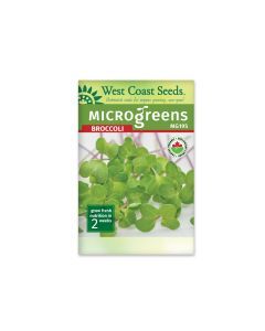 Microgreen Broccoli Certified Organic Seeds Broccoli Vegetable Seeds - West Coast Seeds - MG195A