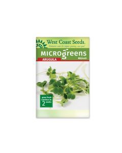 Microgreen Arugula Seeds Arugula Vegetable Seeds - West Coast Seeds - MG449A