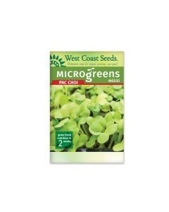 Microgreen Pac Choi Seeds Pac Choi Vegetable Seeds - West Coast Seeds - MG532A