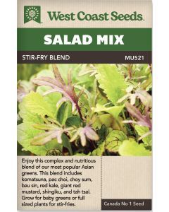 Stir Fry Blend Vegetable Seeds - West Coast Seeds - MU521A