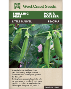 Little Marvel Shelling Peas Vegetables Seeds - West Coast Seeds
