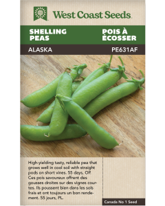 Alaska Shelling Peas Vegetables Seeds - West Coast Seeds
