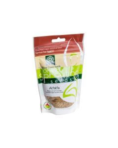 Alfalfa Certified Organic Sprouting Alfalfa Vegetable Seeds - West Coast Seeds - SS101A