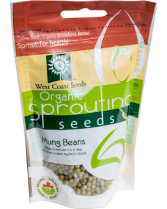 Mung Beans Certified Organic Sprouting Mung Beans Vegetable Seeds - West Coast Seeds - SS102A