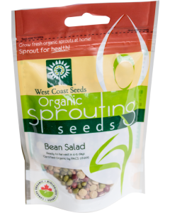 Bean Salad Mix Certified Organic Sprouting Bean Salad Vegetable Seeds - West Coast Seeds - SS253A