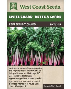 Peppermint Swiss Chard Vegetables Seeds - West Coast Seeds