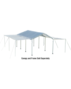 MaxAP 10 ft. x 20 ft. White Canopy Extension Kit - Frame and Canopy Sold Separately