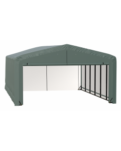 ShelterTube Wind and Snow-Load Rated Garage, 20x27x12 Green