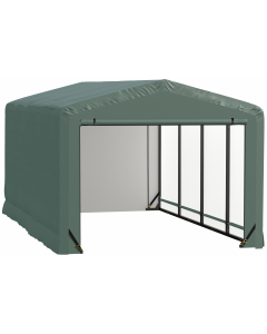 ShelterTube Wind and Snow-Load Rated Garage, 10x18x8 Green