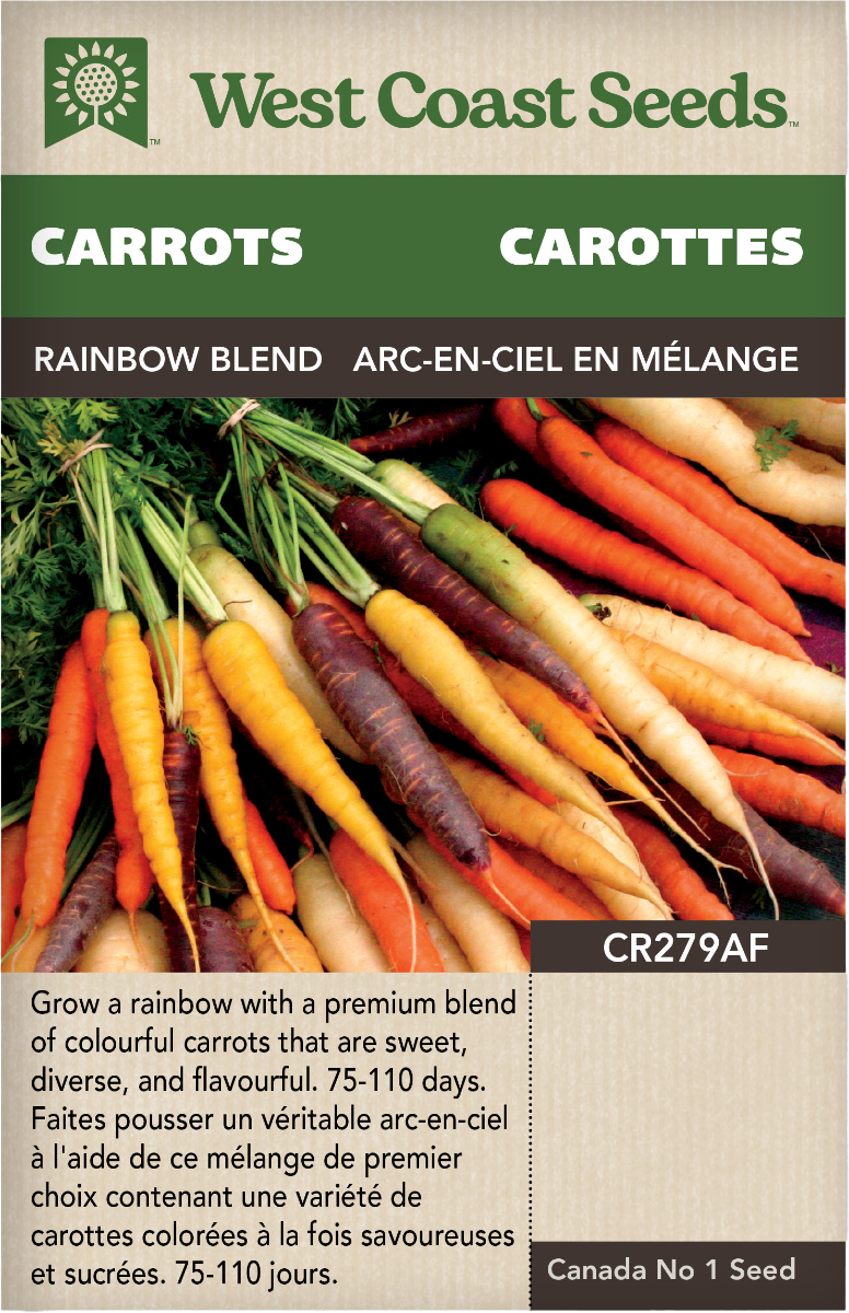 Rainbow Blend Carrot Seeds – West Coast Seeds