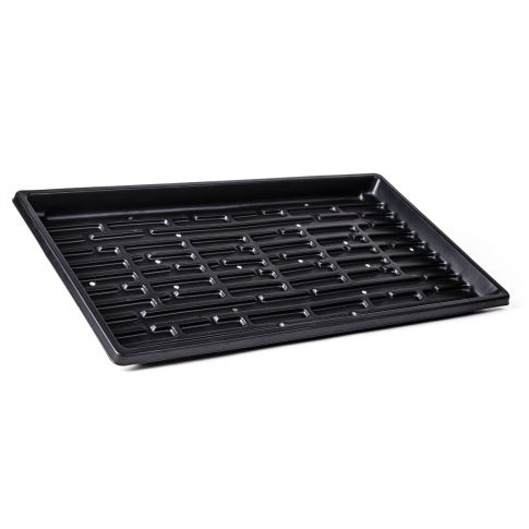 1020 Double Thick 1.25" Deep Microgreen Tray with Holes