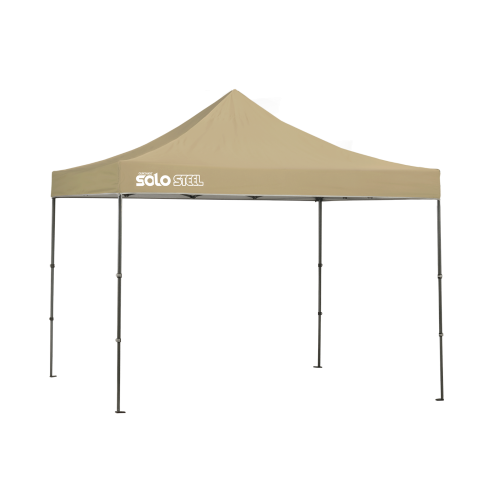 Quik Shade Solo Steel 100 10 x 10 pi Abri à Pattes Droites  - Kaki