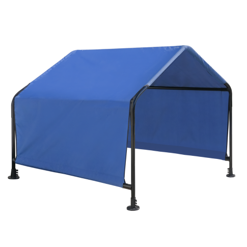 ShelterLogic 5 ft. x 4 ft. x 4 ft. Blue Dog Shade Canopy Pet Shelter