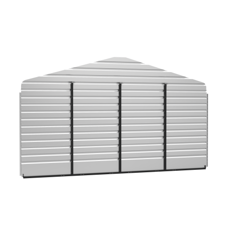 Arrow 20X9 Rear Wall Kit For Steel Carport, Charcoal