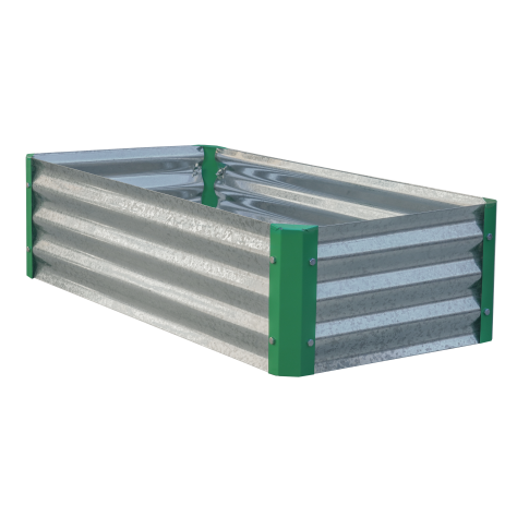 Miracle-Gro® 2 X 4 X 1 Ft Galvanized Green Raised Garden Bed