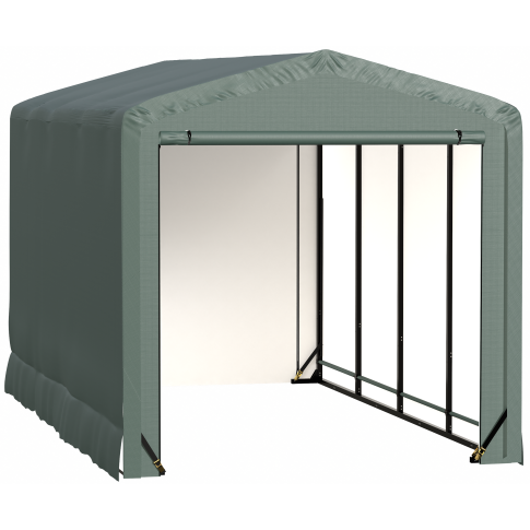 ShelterTube Wind and Snow-Load Rated Garage, 10x18x10 Green