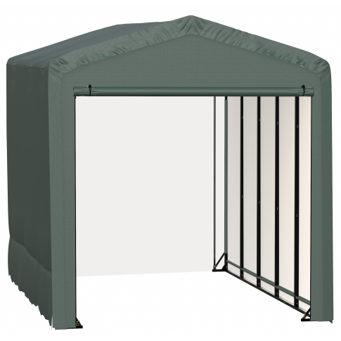 ShelterTube Wind and Snow-Load Rated Garage, 14x23x16 Green
