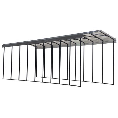 Abri d’auto Arrow, 14x42x14, charbon