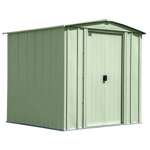 Arrow Classic Steel Storage Shed, 6x7, Vert sauge