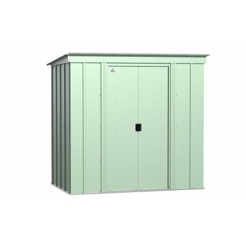 Arrow Classic Steel Storage Shed, 6x4, Vert sauge