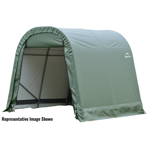ShelterCoat 11 x 8 ft. Wind and Snow Rated Garage Round Green STD