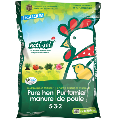 Pure Hen Manure Multipurpose Organic Fertilizer 5-3-2 20kg