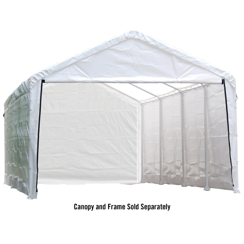 Canopy Enclosure Kit for the SuperMax 12ft. x 26ft. White (Frame and Canopy Sold Separately)