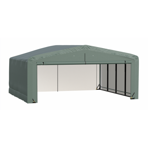 ShelterTube Wind and Snow-Load Rated Garage, 20x18x10 Green